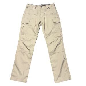 CQR Ripstop Cargo Work Pants Men’s 32x32 Khaki Tactical Durable Pockets